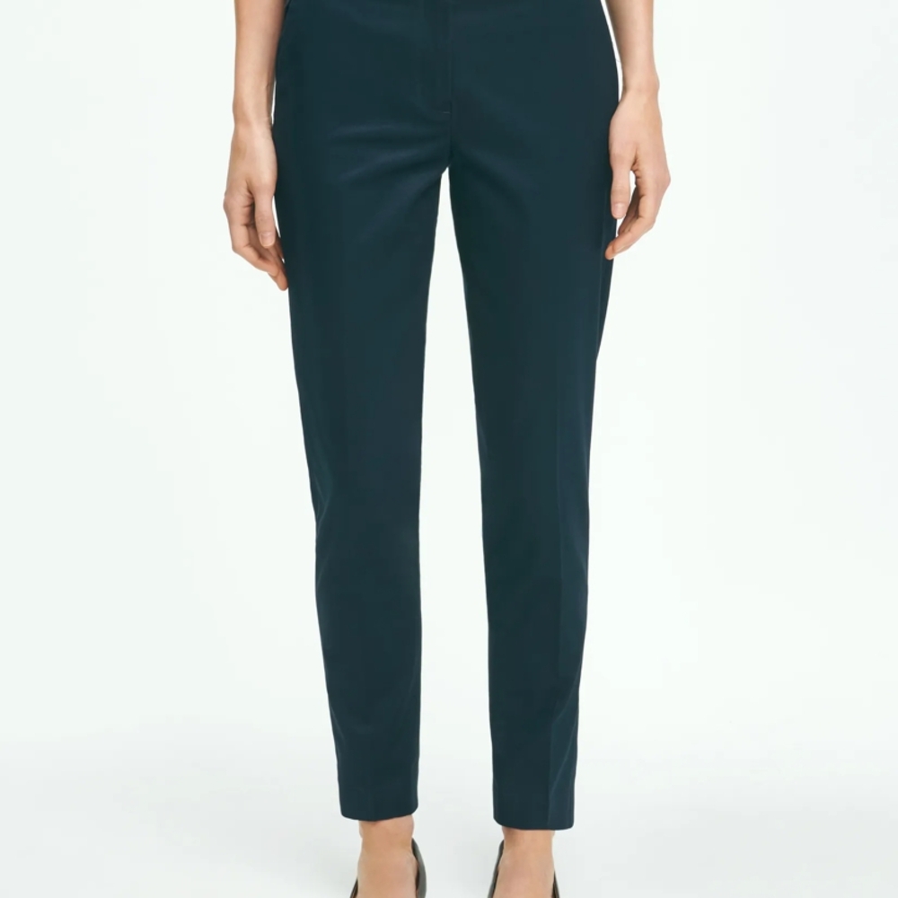 Brooks Brothers Blue Ankle Cropped Pants